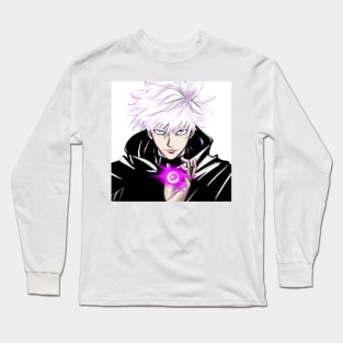 the special sorcerer boy ecopop art in shaman curse magic Long Sleeve T-Shirt